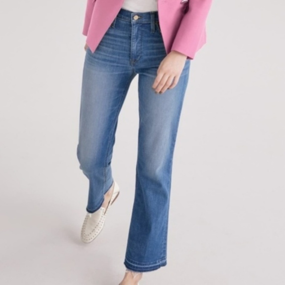 J.CREW Billie Demi Boot Crop Jeans Redwood Wash - Picture 5 of 5
